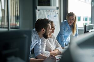 équipe qui travaille sur un projet de pouvoir d'achat