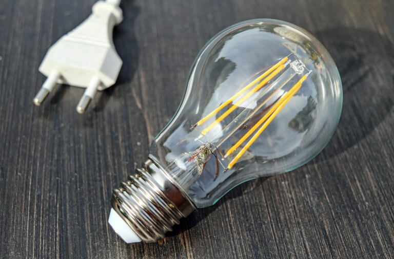 Une ampoule qui consomme peu d'électricités