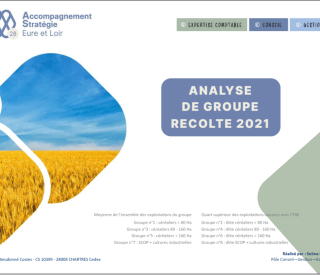 Couverture de l'analyse de groupe recolte 2021